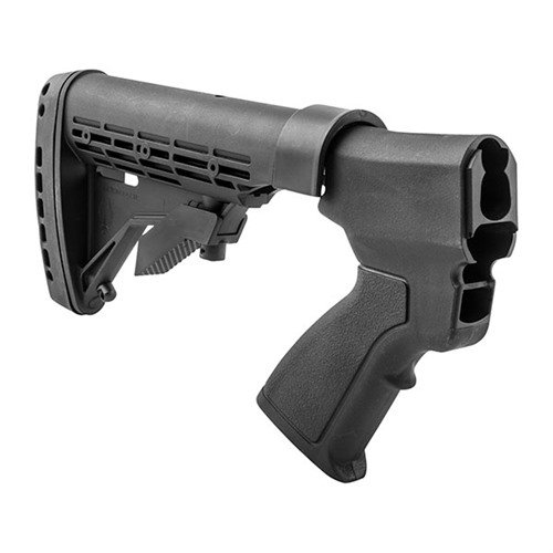 Verwandle deine Remington 870 mit dem KickLite Tactical Buttstock in eine einfach zu steuernde Waffe mit 40-50% weniger Rückstoß und ergonomischem Griff.