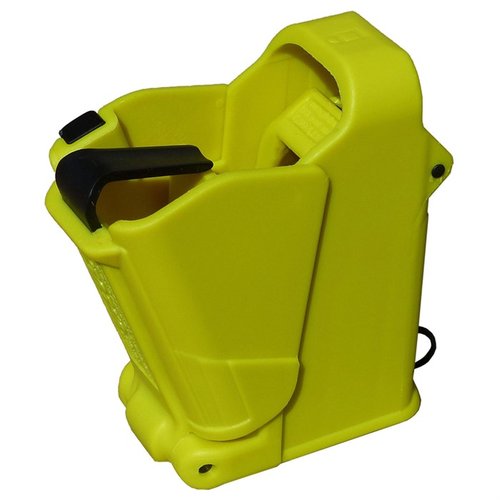 Der UpLula Magazinlader lädt Pistolenmags schnell und schmerzfrei, schützt deine Finger und verlängert die Lebensdauer der Magazine. Ideal für 9mm bis .45 ACP.