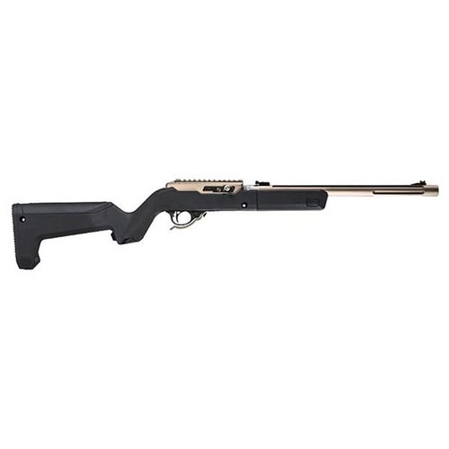 Der Magpul X-22 Backpacker Stock für die Ruger 10/22 Takedown bietet eine kompakte, ergonomische Lösung mit Stauraum für Magazine und QD Sling-Montage.