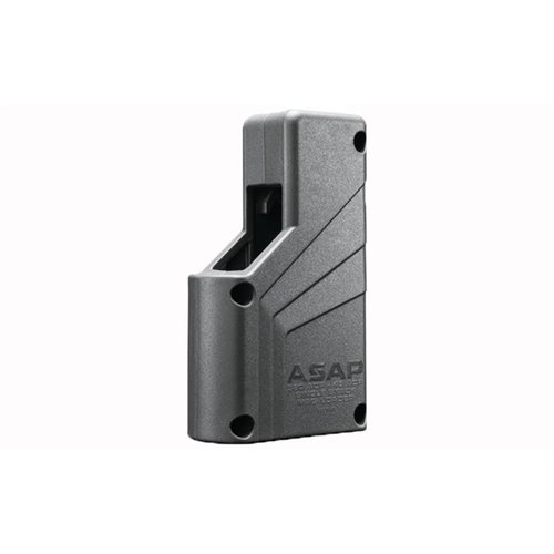 Mit dem Butler Creek ASAP Universal Single-Stack Magazine Loader lädst du deine Magazine schnell und einfach, ideal für 9mm bis .45 ACP, 100% Made in USA.