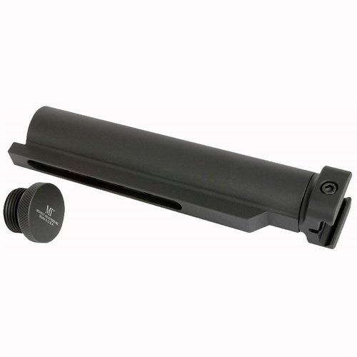 Der PICATINNY Stock Tube Adapter von MIDWEST INDUSTRIES bietet eine robuste, kompakte Lösung zur Montage von Stocks oder Pistolengriffen auf Picatinny-Schienen.
