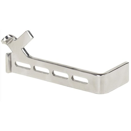 Der 5.0 Tactical Trigger Connector aus Edelstahl reduziert den Abzugsweg, verbessert das Reset und verhindert Übertravel für präzisere Schüsse.