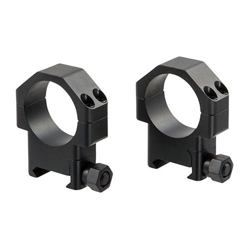 Die TSR-W Scope Ringe aus legiertem Stahl bieten maximale Stabilität, präzise Passform und einfache Justierung für deine Optik ohne Rotation.