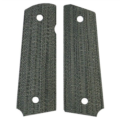 Die 1911 "GATOR-BACK" Griffe bieten dir eine komfortable, rutschfeste Micarta-Oberfläche mit einem einzigartigen Alligator-Design für optimalen Grip.