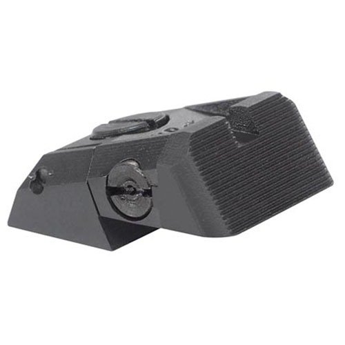 Die 1911 Adjustable Defensive Rear Sights bieten ein niedriges Profil ohne scharfe Kanten, sind verstellbar für Windage und Elevation und passen perfekt zu Novak-Dovetails.