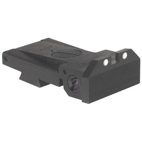 Die 1911 CLASSIC TARGET Adjustable White Dot Rear Sights bieten präzise Anpassungen, hohe Haltbarkeit und bessere Zielerkennung für optimale Schussgenauigkeit.