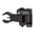 1,3" klappbares HK-Style Vordervisier, Aluminium, schwarz