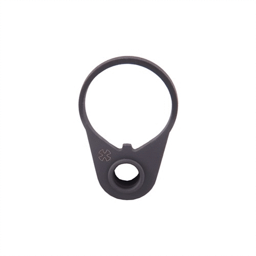 Die NOVESKE QD Receiver End Plate ermöglicht eine einfache Montage eines Pushbutton Sling Swivels, ohne die Waffenkontrollen zu behindern oder sich zu verfangen.