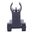 2" feste vordere Battle-Sight, Aluminium, schwarz
