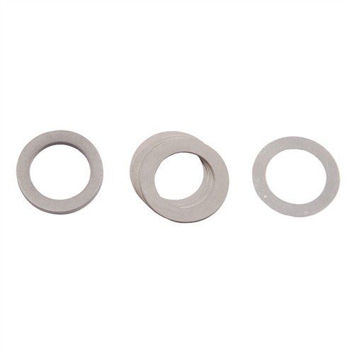 .308 Shims aus gehärtetem Stahl sorgen für präzisen Sitz und korrekte Ausrichtung von Flash Suppressors, Mündungsbremsen und Kompensatoren.