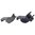 AR-15 Offset Rapid-Transition Visierset Schwarz