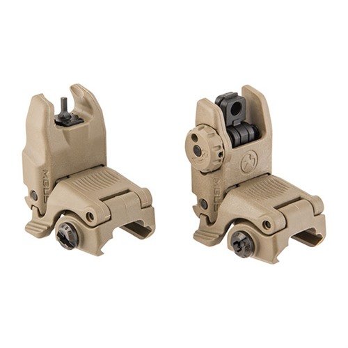 Die AR-15 MBUS GEN 2 SIGHT SET bietet zuverlässige, flache Polymer-Backup-Visiere, die sofort einsatzbereit sind und einfach zu bedienen sind.