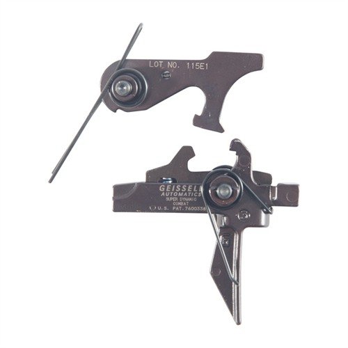 Der Geissele SD-C Trigger bietet eine robuste, nicht verstellbare 2-Stage Auslösung mit flachem Abzug, ideal für AR-15/M4, für präzises Schießen.