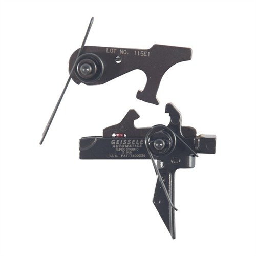 Der Geissele SD-3G Trigger bietet einen kurzen, leichten Abzug mit schnellem Reset, perfekt für 3 Gun Wettbewerbe und verbessert das Feedback für schnelle Zielwechsel.