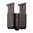 Magazintasche für zwei Double-Stack-Magazine, schwarz