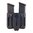 Magazintasche für zwei Double-Stack-Magazine, schwarz