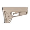 Der AR-15 ACS-L Stock von MAGPUL bietet ein extra-schlankes Profil für bessere Manövrierfähigkeit, mit einem komfortablen Wangenauflage und einem stabilen Friktion-Lock.