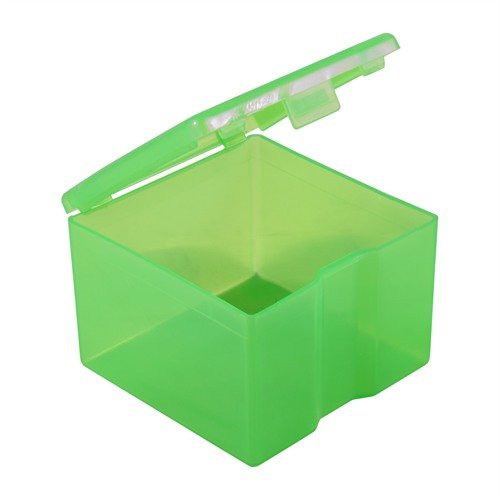 Die PISTOL CAST BULLET BOX aus durchsichtigem Polypropylen erleichtert dir die Aufbewahrung und Identifikation deiner 9mm Luger und 45 ACP Geschosse. Sie fasst 160 bzw. 200+ Geschosse!