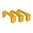 Verbesserter selbstnivellierender Follower 5.56X45, 3er-Pack, gelb