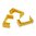 Verbesserter selbstnivellierender Follower 5.56X45, 3er-Pack, gelb
