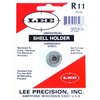 Der LEE Universal Shellholder #11 ist vielseitig einsetzbar und passt auf die meisten Reloading Presses. Ideal für präzises Nachladen, außer mit Lee Auto Prime.