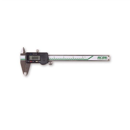 Die RCBS Electronic Digital Calipers bieten sofortige Ablesungen, sind einfach zu bedienen, aus gehärtetem Edelstahl und messen präzise in Zoll oder Millimeter.