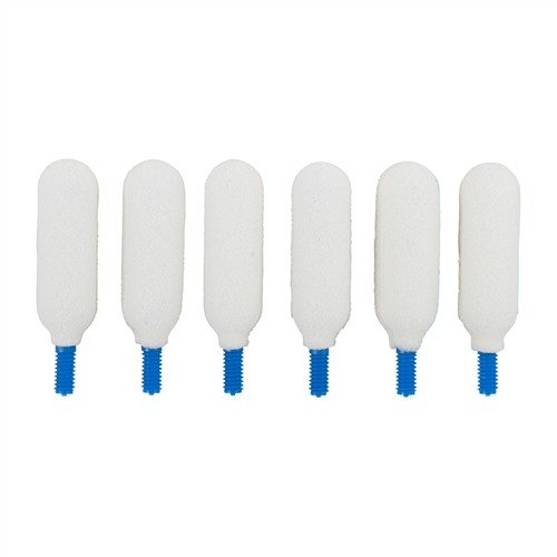 .357/9MM Bore Tips bieten eine praktische, wiederverwendbare Lösung für präzises Reinigen, passen auf 8-32 Gewinde und absorbieren effektiv Lösungsmittel.