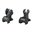 AR-15 Klapp-Frontvisier-Set HK-Style, schwarz