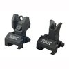 Die robusten AR-15 Flip-Up Sights bieten eine zuverlässige Backup-Lösung, die leicht aufklappbar ist und sicher auf Picatinny-Schienen befestigt wird.