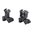 AR-15 klappbares integriertes Zielsystem DIAM BLACK
