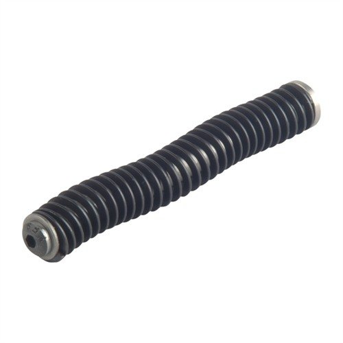 Der GUIDE ROD ASSEMBLY aus gehärtetem Edelstahl verhindert Flex und Federbindung, verbessert die Zuverlässigkeit und Leistung deiner Glock Gen 1-3.