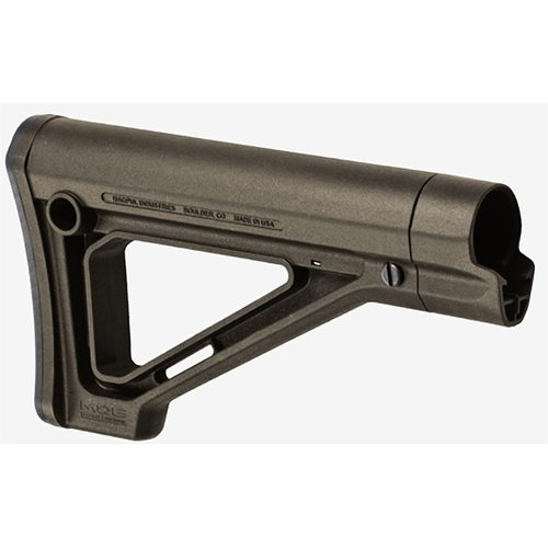 Der MOE Fixed Carbine Stock bietet eine schlanke Bauform, verbesserten Wangenauflage und vielseitige Sling-Befestigungsoptionen für AR-15/M16.