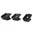 RANGER PLATE 5.56X45 FÜR PMAG GEN M3 AR-15 MAGAZIN, SCHWARZ, 3er-Pack