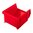 SINCLAIR INTERNATIONAL Stackable Bullet Bin, Small Red