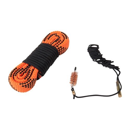 Der KNOCKOUT 2-PASS GUN ROPE CLEANER bietet ein schnelles und einfaches Reinigungssystem mit Bürste, Futterleine und waschbarem Abschlussseil für 9MM.