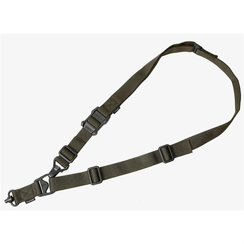 Die MS3 GEN2 Sling von MAGPUL bietet schnelle Umstellung zwischen Ein- und Zweipunktmodus, ist robust, leicht verstellbar und 100% Made in USA.
