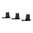 Minus-5-Schuss-Begrenzer für 7.62X51 PMAG GEN 3 Magazin, schwarz, 3er-Pack