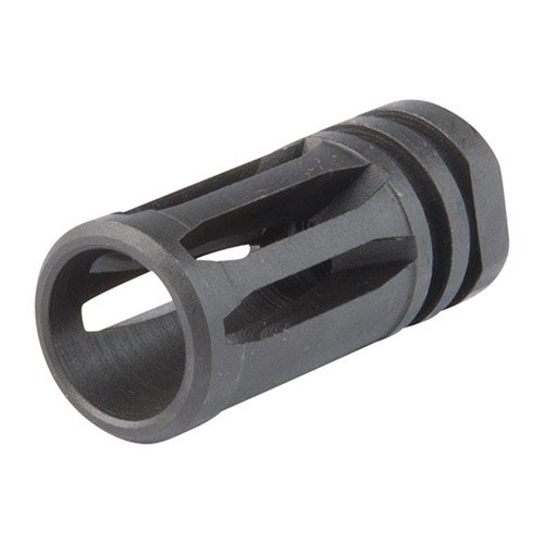 Der AR-15 Extended A2 Flash Suppressor verlängert 14" Läufe auf legale 16.1", aus robustem 4150 Stahl, inklusive Montagezubehör für dauerhafte Installation.