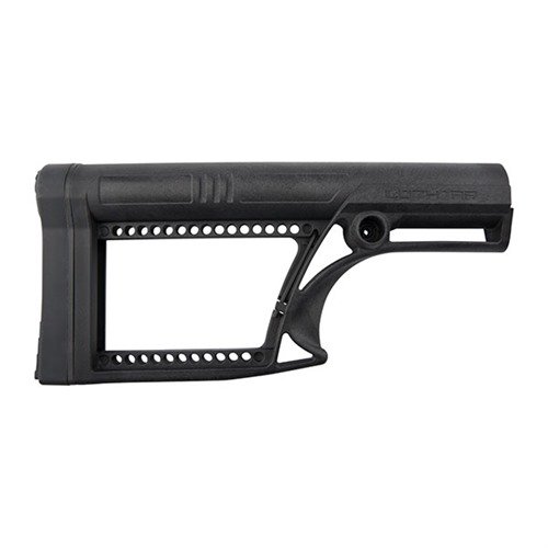 Die Luth-AR Skeleton Stock Assemblies sind leicht, langlebig und verstellbar, perfekt für AR-15 & 308 Gewehre. Einfacher Austausch mit A2/A1 Stocks!