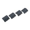 XTM Enhanced Rail-Panel Picatinny Polymer 1,5" Grau 4er-Pack