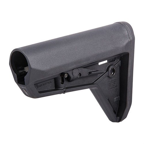 Der AR-15 MOE-SL Stock bietet eine schlanke Bauweise, verbesserte Benutzerfreundlichkeit, Anti-Ratter-Funktion und ist ideal für den Einsatz mit Körperpanzerung.