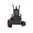 1,65" umklappbares M4-Frontvisier, Stahl, schwarz