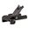 1,65" umklappbares M4-Frontvisier, Stahl, schwarz
