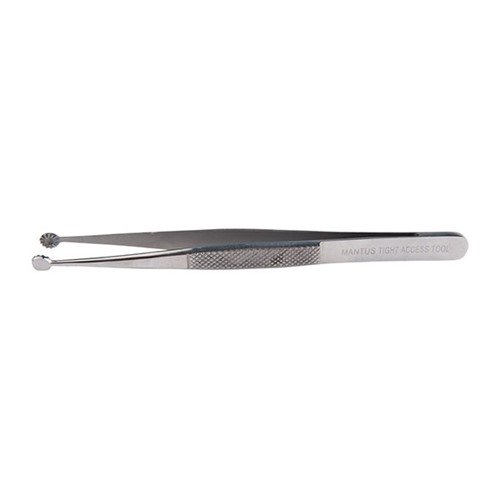 Der MANTUS ist ein vielseitiges Werkzeug aus chirurgischem Edelstahl mit gezahnten, ineinandergreifenden Händen und einer Reichweite von 15 cm.