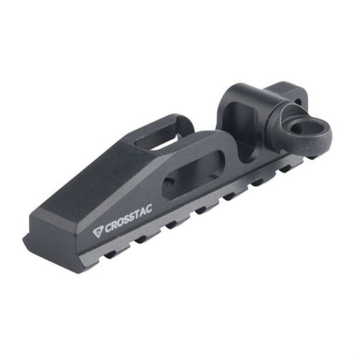 Die CROSSTAC Picatinny Rail für AR-15/M16 fügt eine praktische 8-Slot Rail am Bajonettsockel hinzu, ideal für Lampen, Laser und mehr – einfach zu installieren!