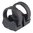 Taschenlampenhalterung V-Block & Ringe, schwarz