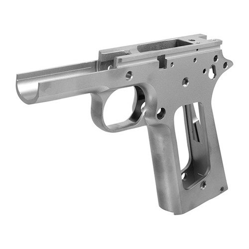 Der 1911 CLASSIC RECEIVER SS von CASPIAN bietet eine moderne Nachbildung im klassischen Design von John Browning, ideal für deinen neuen Build mit hochwertigem Edelstahl.