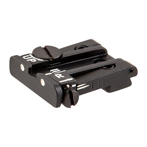 Die SIG SAUER Adjustable Rear Sight passt perfekt auf viele Pistolen, lässt sich einfach einstellen und benötigt keinen Austausch der Frontsight – ideal für präzises Schießen!