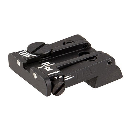 Die CZ Adjustable Rear Sight passt perfekt auf deine CZ 75/85, ist einfach einstellbar in Windage und Elevation und benötigt kein Fräsen der Visieraufnahme.