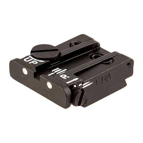 Der RUGER® Adjustable Rear Sight passt perfekt auf viele Pistolen, ermöglicht präzise Einstellungen in Windage und Elevation und erfordert keine Änderungen am Front Sight.